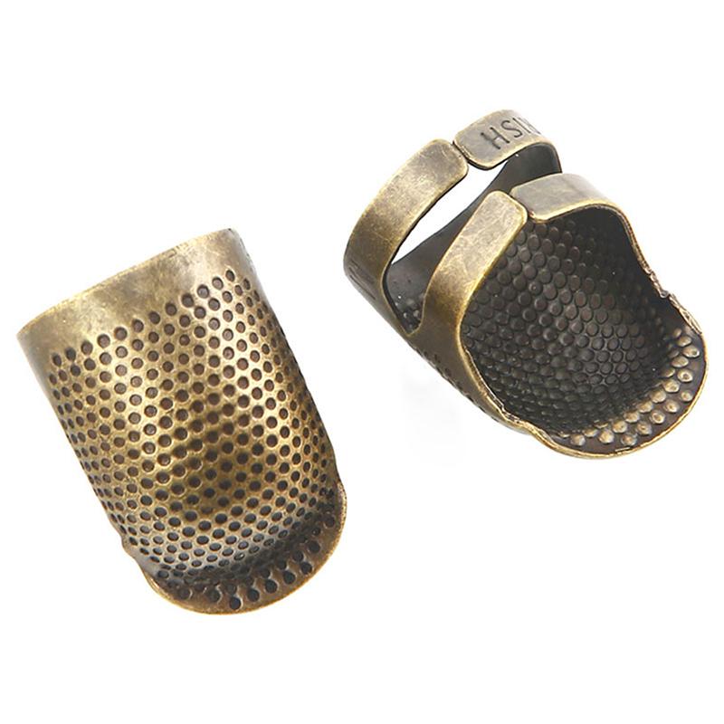Finger Protector Gold Needle Thimble Metal Sewing Accessories Handworking Tools