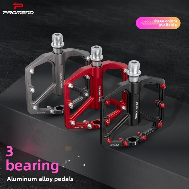New Sanpeilin Aluminum Alloy Ultralight 3-Bearing Chromoly Spindle Non-slip for Mountain Bike Pedals for Road Bike BMX