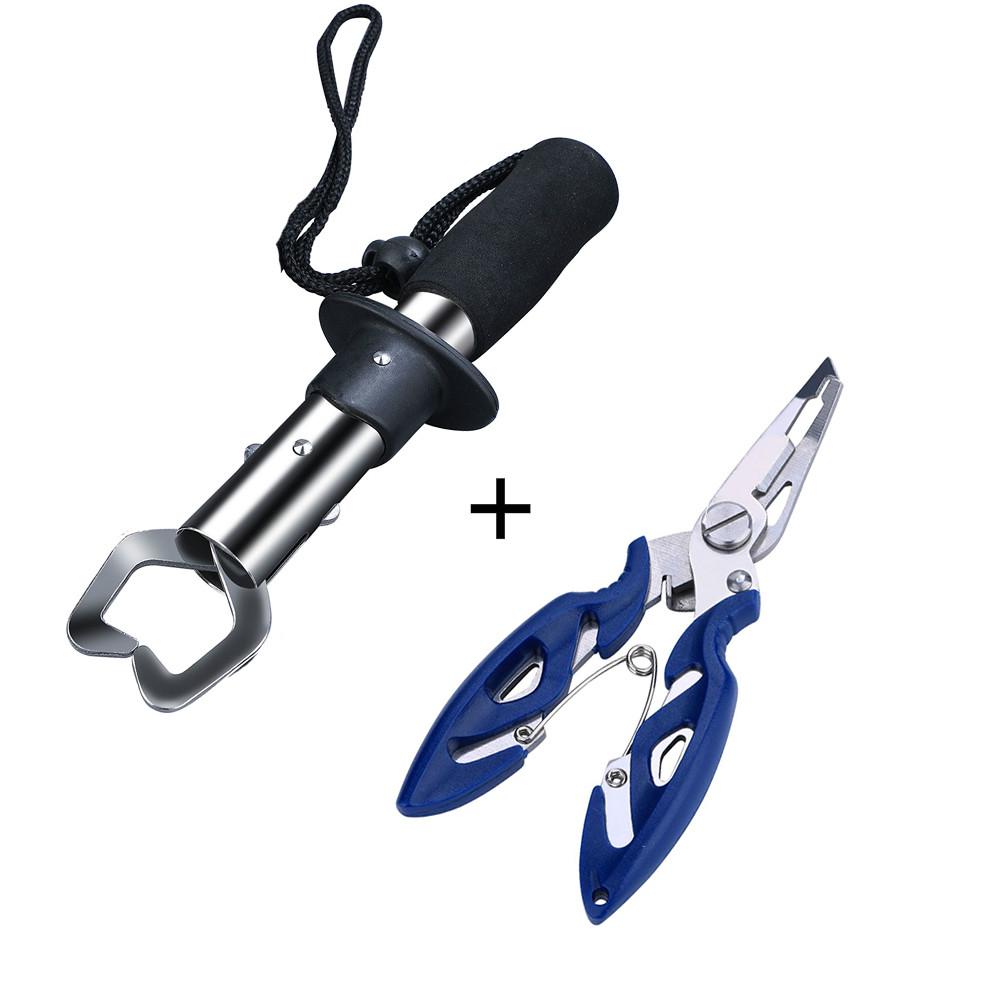SOUGAYILANG Fishing Cutter Plier Scissor Fish Gripper Plier Set Nipper Pincer Snip Fishing Pliers