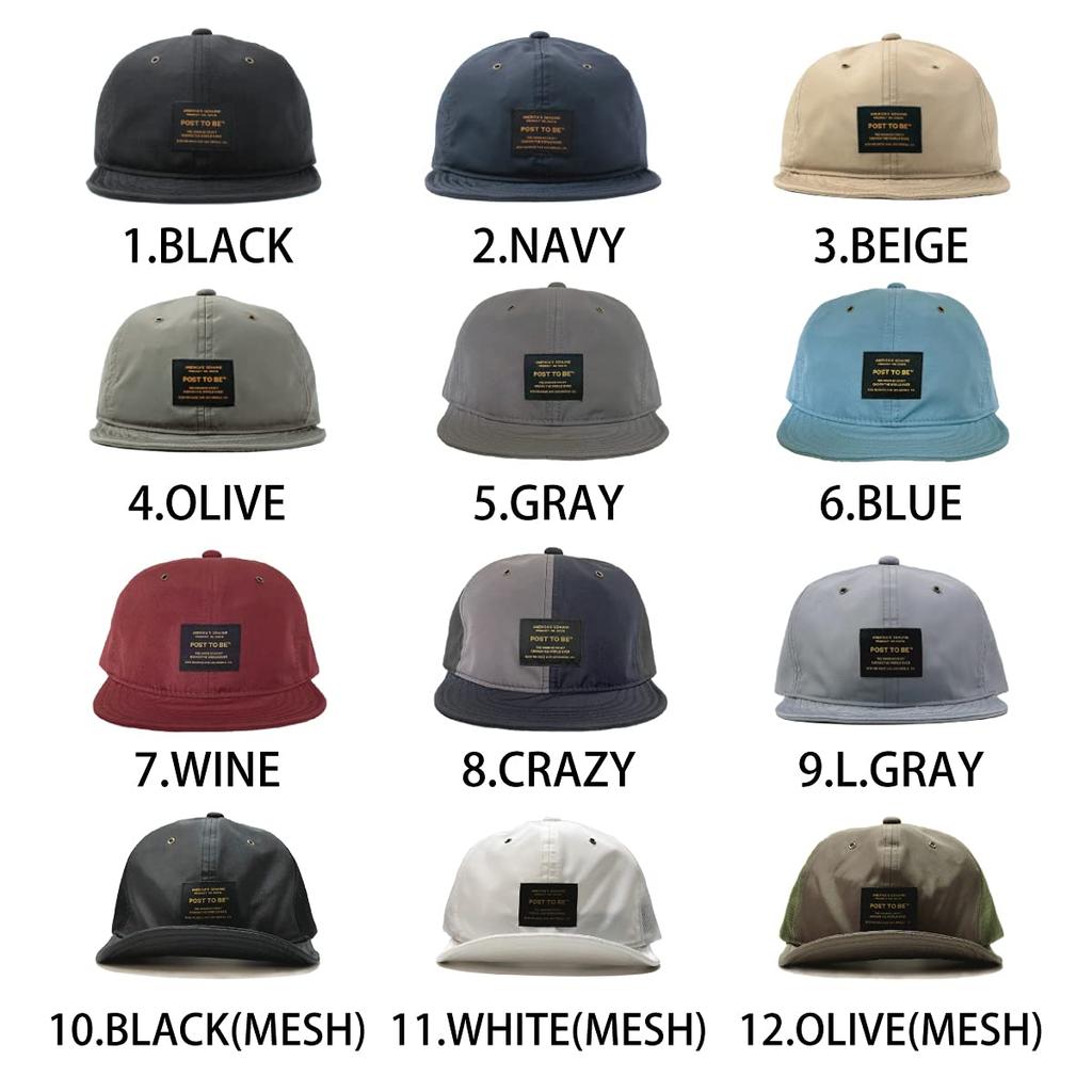 Базовая кепка Enchi Post To Be Tag Duspo Cap Umpire Cap с водоотталкивающими свойствами, класс 5, защита от ультрафиолета, большой размер, черный 99,9% UPF50+