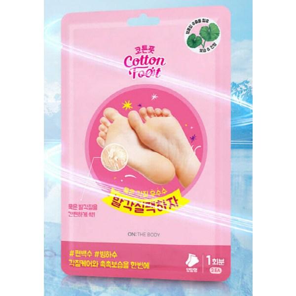 ON THE BODY Хлопок Foot Dead Skin Pack Маска-пилинг для ног Let's, 1 шт., 1 шт.