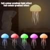 Светодиодная лампа в виде медузы, градиентная лампа RGB в виде медузы, лампа в виде медузы с голосовым управлением, лампа в виде танцующей медузы, перезаряжаемая настольная лампа в виде медузы