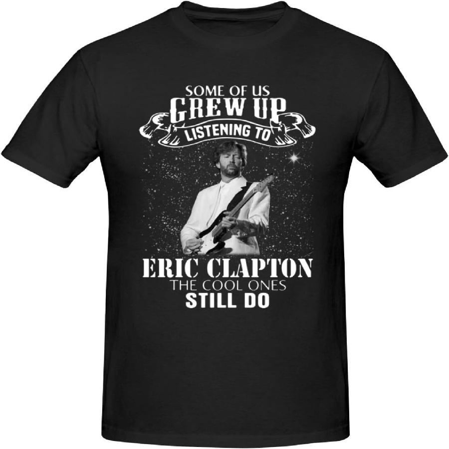 Мужская летняя повседневная и модная футболка HRGGWYB Эрик Мьюзик Клэптон из чистого хлопка(7)