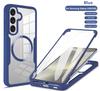 Прозрачный чехол с магнитной адсорбцией для Samsung S26/S25FE/S22/S24/S23 Ultra/A17/A16A - Полное покрытие