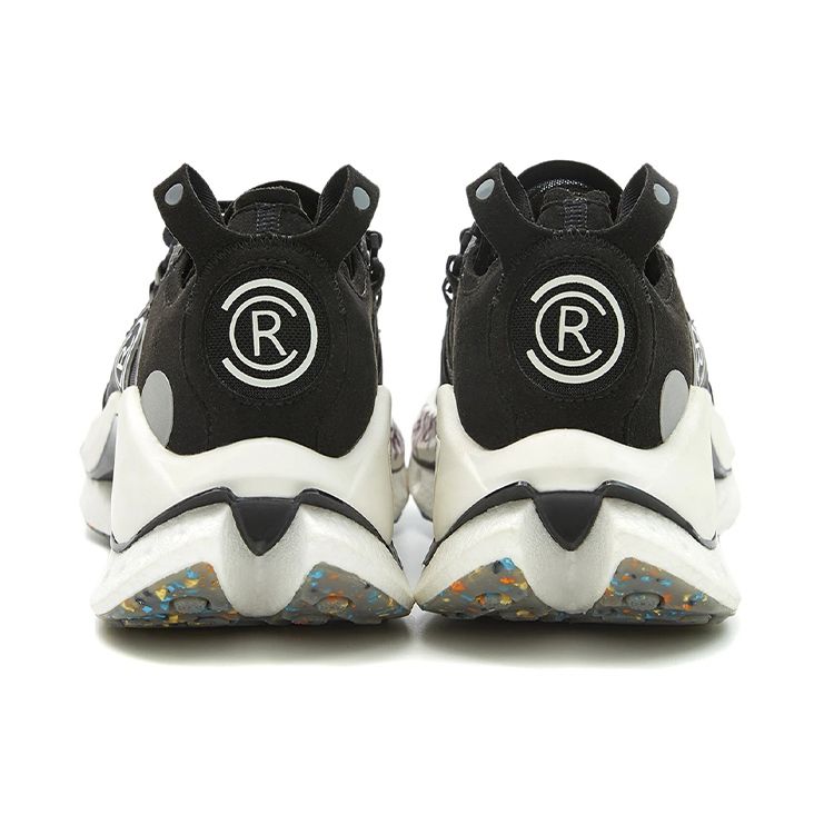 Li-Ning Кроссовки Shadow с низким верхом, амортизирующими, противоскользящими, износостойкими, дышащими и легкими мужскими кроссовками черного цвета AZGS021-2