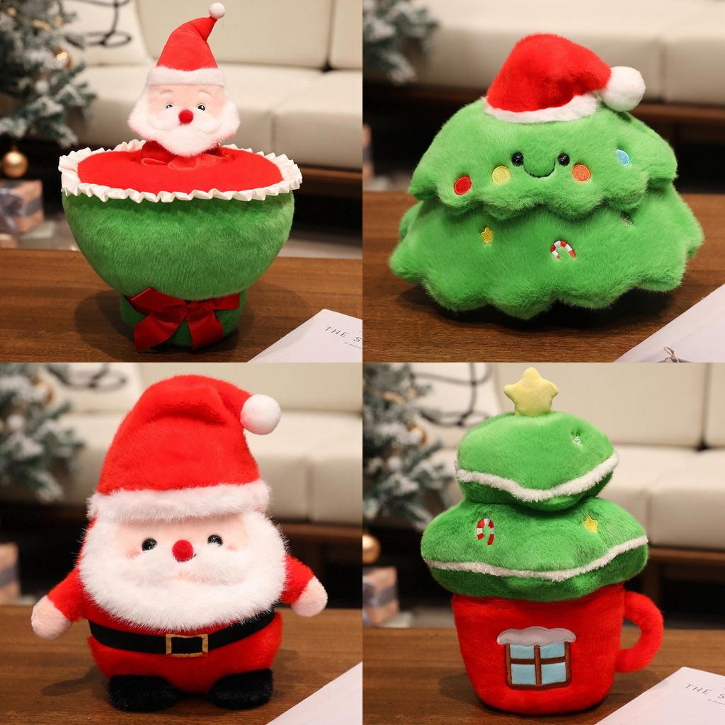 Christmas Gift Plush Figure With Heart Shape And Short Pile Material For Holiday Decor