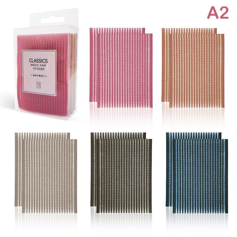 10 шт. передняя бахрома для волос стабилизатор макияж наклейка накладка пастельный зажим челка волшебная лента бахрома подарки для девочек