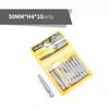 Набор из 7/10 шестигранных отверточных бит 1/4" шестигранный хвостовик 50 мм шестигранная головка отвертки биты для электроинструмента H2 H3 H4 H5 H6 H7 H8