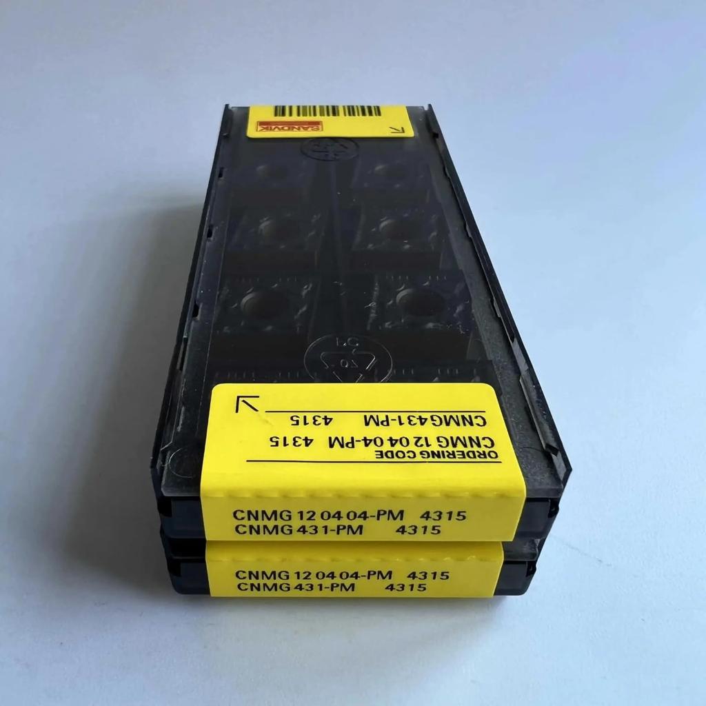 Original Sandvik / CNMG120404-PM 4315 / CNC Lathe Carbide Blade 10 PCS