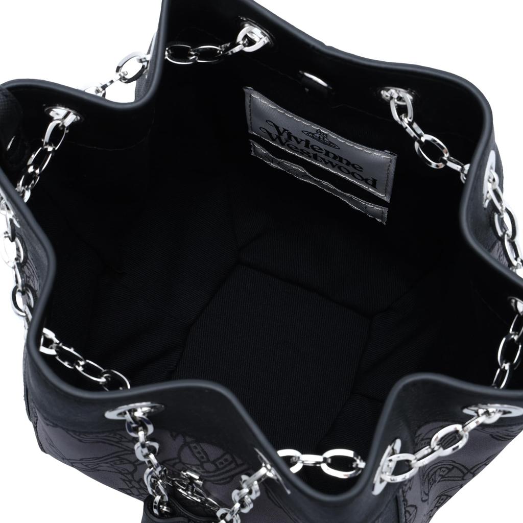 Сумка через плечо 43020016U CHRISSY [Vivienne Westwood] женская ЧЕРНАЯ/СЕРАЯ [Товар]