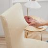 Solid Color High Elastic Flannel Dustproof Chair Cover for Home and Hotel Use