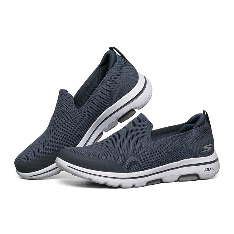 Skechers Go Walk 5 Slip on Shoes Low top Casual Shoes Men's Marine Blue 55500-NVY