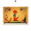 Ancient Egyptian Wall Art Canvas Painting Bastet Anubis God Pharaoh Nordic Posters and Prints Wall Picture for Living Room Decor No Frame
