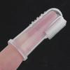 2pcs Baby Kids Finger Silicone Gum Brush Deciduous Infant Toothbrush Clear Massage Brush