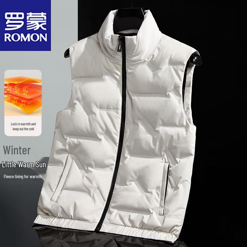 ROMON Men's Padded Stand-Collar Vest