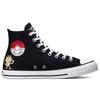 POKEMON/Покемон x Converse Chuck Taylor All Star "Первые партнеры" Модные высокие парусиновые кеды Унисекс Черные