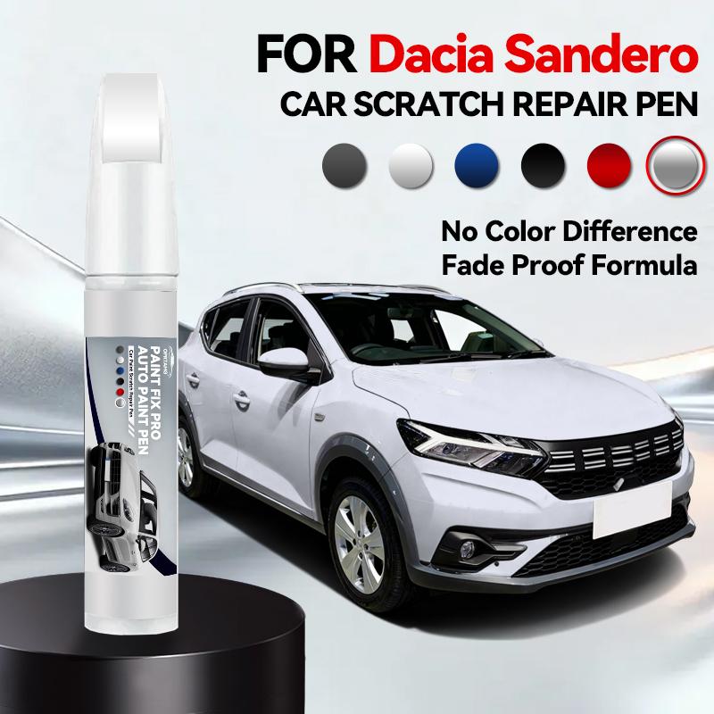 Ремонтный маркер для краски автомобиля Для Dacia Sandero 2008-2025 Аксессуары для ремонта царапин на краске Синий Зеленый Серый Красный Белый Серый Бежевый