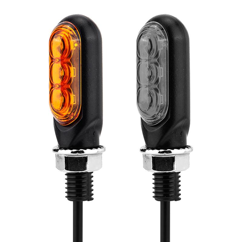 Motorcycle Mini Led Turn Signal Lights Amber Flowing Lamp For Led Motorcycle Flashing Farol Xvs 1100 Xj6 Yamaha