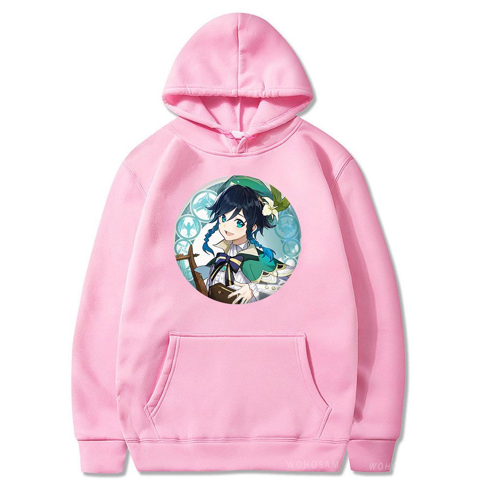 Популярные Игры Аватар Худи Мужское и Женское Харадзюку Оверсайз Пуловер Уличная Одежда Унисекс Осенне-Зимний Свитер