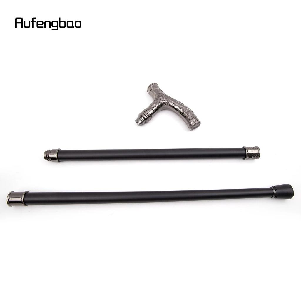 Серебряная голова ревущего медведя, цветок, тотем, рельефная трость, модная трость, ручка джентльмена, трость 93 см