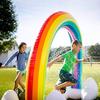Inflatable Sprinkler Rainbow Cloud Yard Sprinkler Inflatable Archway Lawn Beach Summer Water Spray for Outdoor