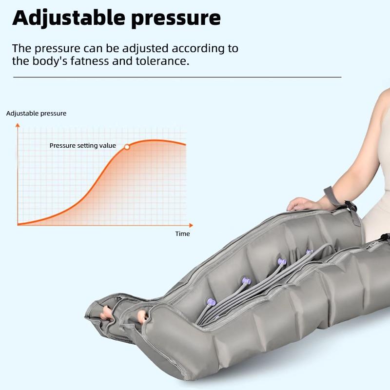 Новый модернизированный электрический массажер для тела с 6 полостями, воздушный компрессионный массажер для рук, талии, ног, ступней, способствующий циркуляции крови, облегчающий боль
