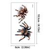 3D Паук Тату Скорпион Временные татуировки наклейки для Хэллоуина Tricky