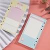 80 Sheets Notebook Paper 6 Holes Binder Inside Page Kawaii Loose Leaf Paper Refill  Students