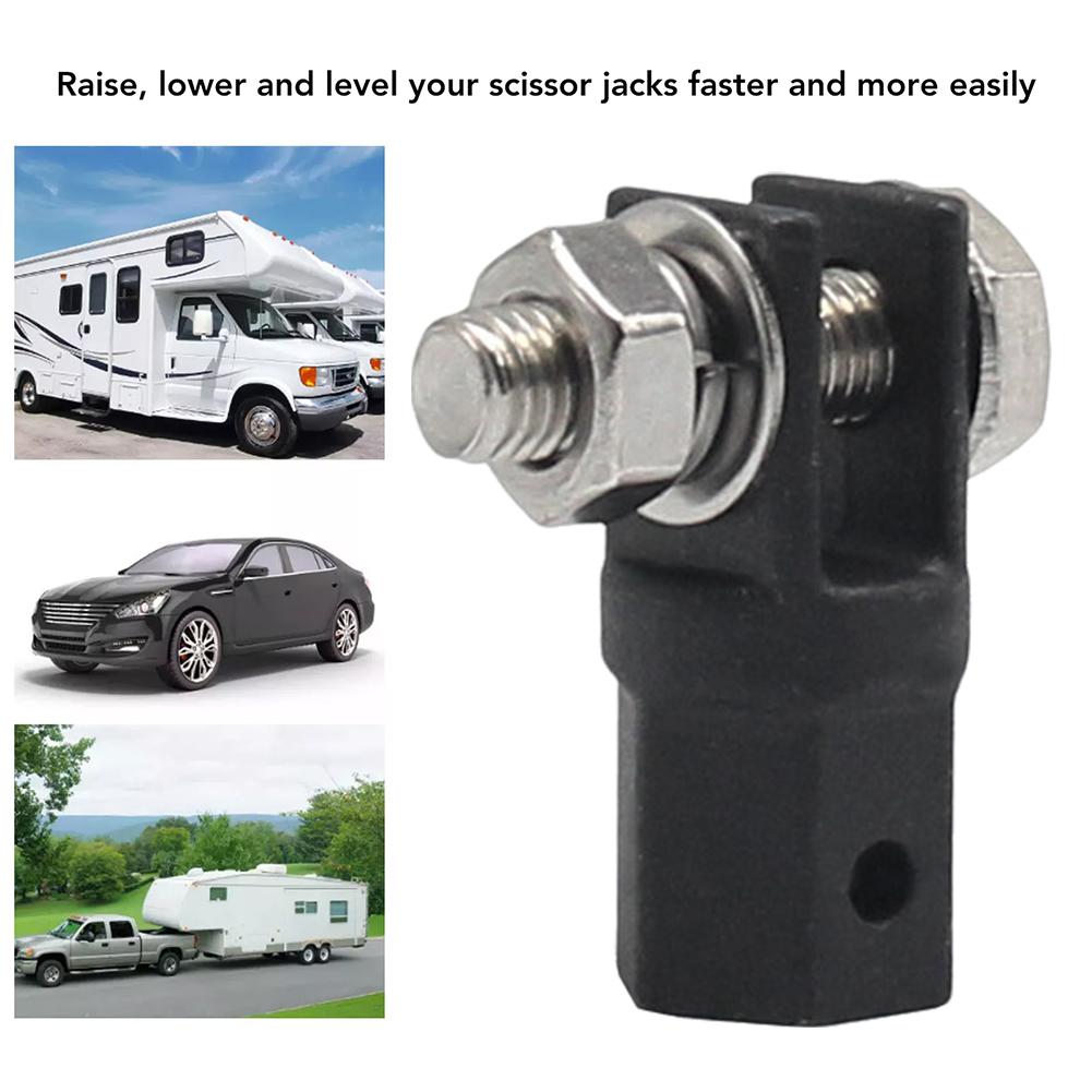 Универсальный ножничный домкрат адаптер домкраты подъемная часть оборудование гаечный ключ инструмент для 1/2 дюймовый приводной разъем внедорожные 4x4 автомобильные аксессуары авто