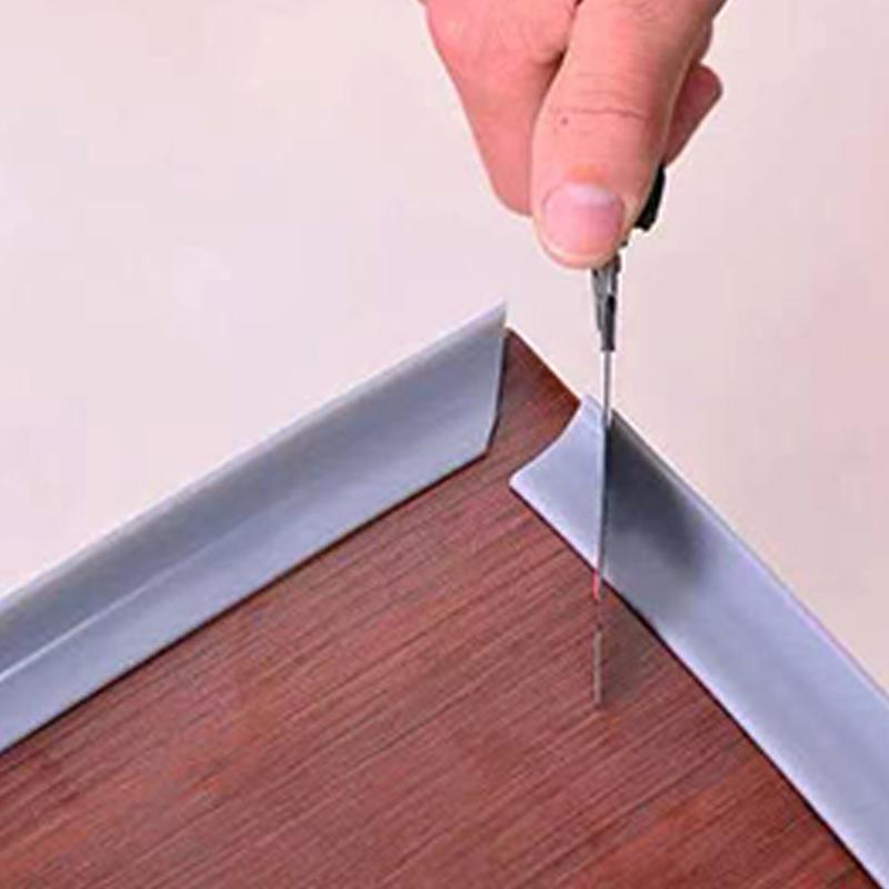 1 м силиконовая водоудерживающая полоса для плиты, многоцветная ванная комната из ТПЭ, домашний декор, барьер для душевой плотины