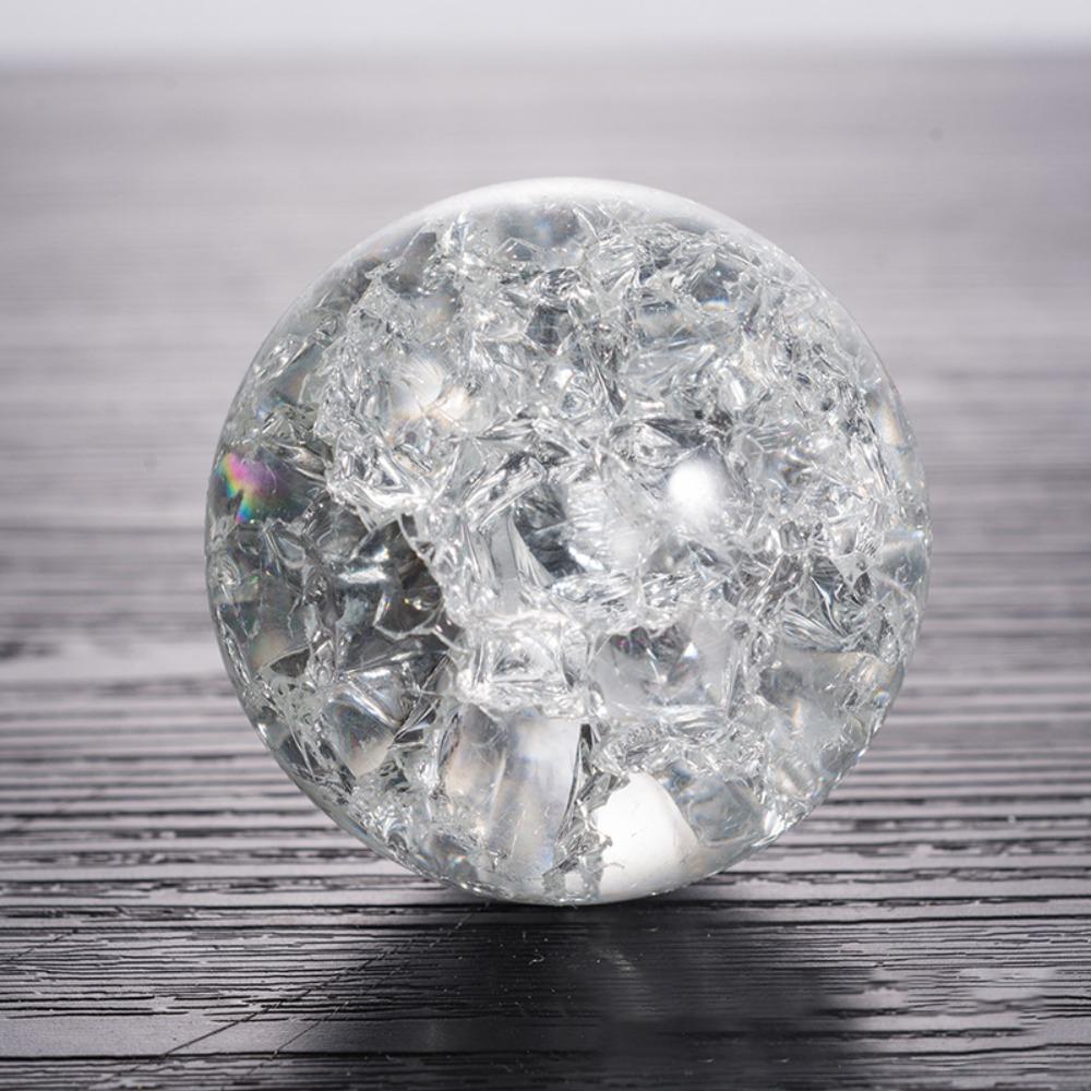 Transparent Handicraft Feng Shui Decorative DIY Crystal Ball Magic Sphere Glass Marble Ornament