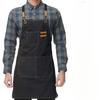 Household Canvas Apron Oil-proof Can Wipe Hands Kitchen Cooking Men Women Adult Aprons With Pockets Fashion Cafes Uniform Apron