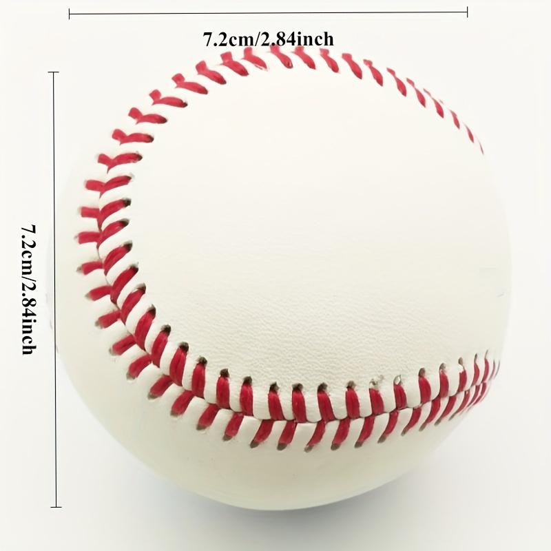 Premium 9-Inch Hard-Stitched PVC Baseball - Ideal for Practice & Competition, Youth Team Sports Gear, Mixed Colors