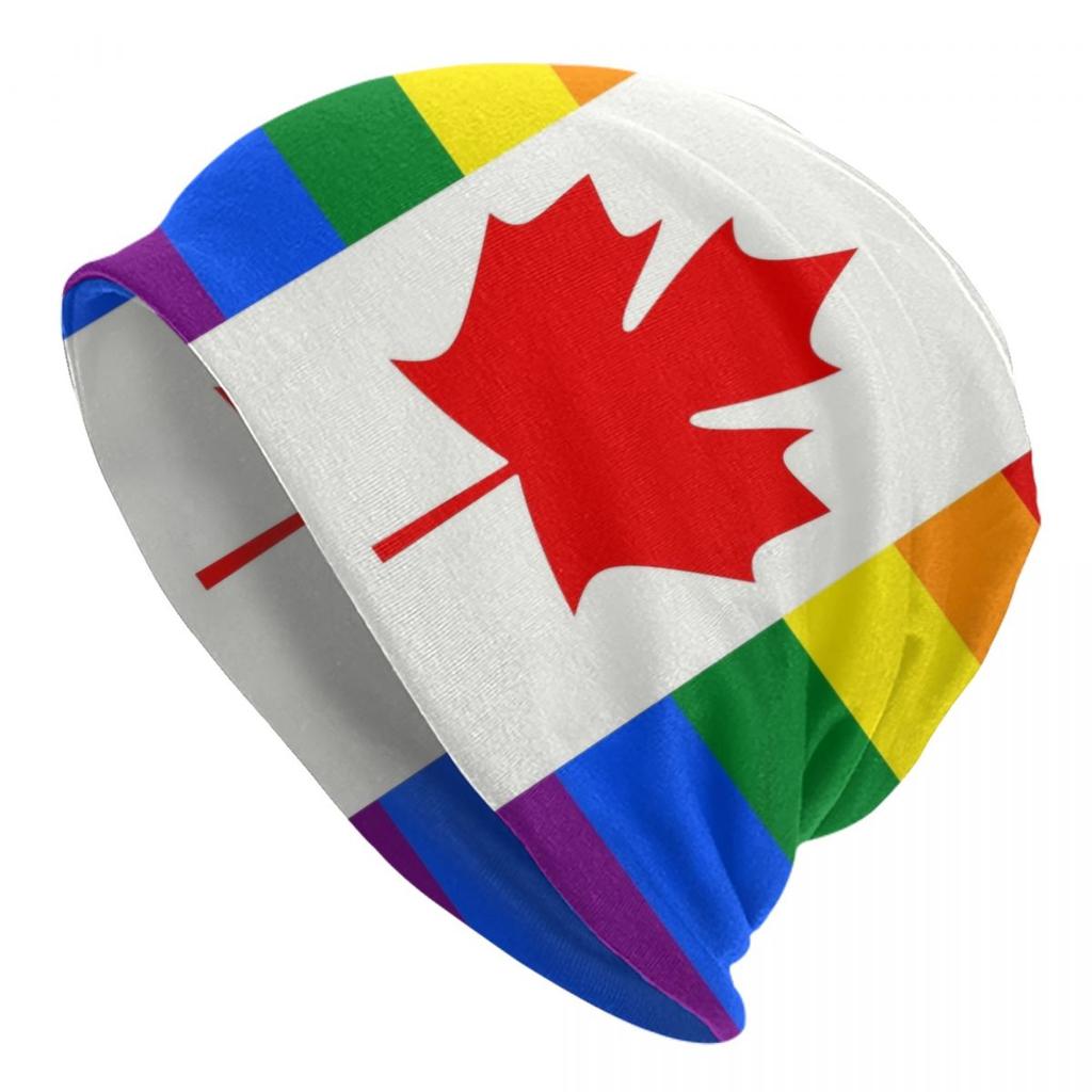 Шапки с флагом Канады, шапки-бини, модные зимние теплые шапки унисекс, женская вязаная шапка для взрослых, унисекс, канадские гордые шапки с капюшоном
