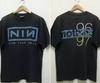 Футболка с коротким рукавом, двусторонняя, с изображением тура Nine Inch Nails 90-х (96-97).