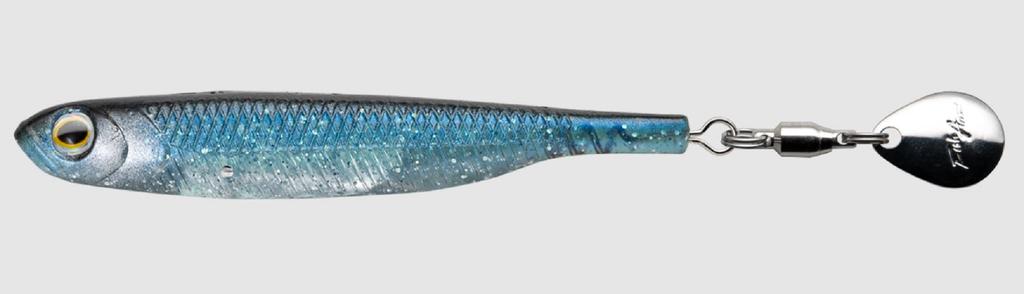 Fish Arrow Мягкая приманка Flash J Spin SW 3 дюйма 3 шт. в упаковке 101 (8970)