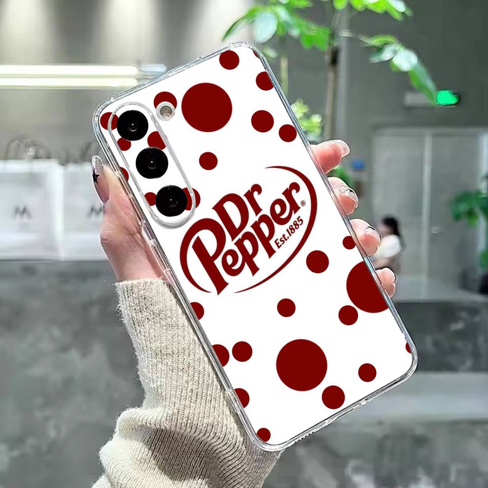 Бренд напитка Вишня D-Dr P-Pepper Чехол для телефона Samsung Galaxy A91,80,73,72 ,71,53,52,32 ,31,22,21s,20, Прозрачный чехол