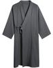 Sumolux Japanese Style Cotton Loose Perfect for Wear or Day Men's Pajamas, Bathrobe, Yukata, 100% Loungewear, Open-Front, Double-Layer Gauze,