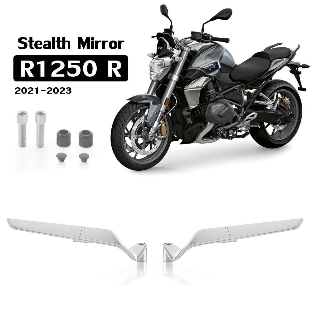 Зеркало-невидимка для BMW R1250 R, зеркала на крыльях мотоцикла, R1250R, зеркала-невидимки, спортивные крылышки, регулируемое зеркало 2021-2023