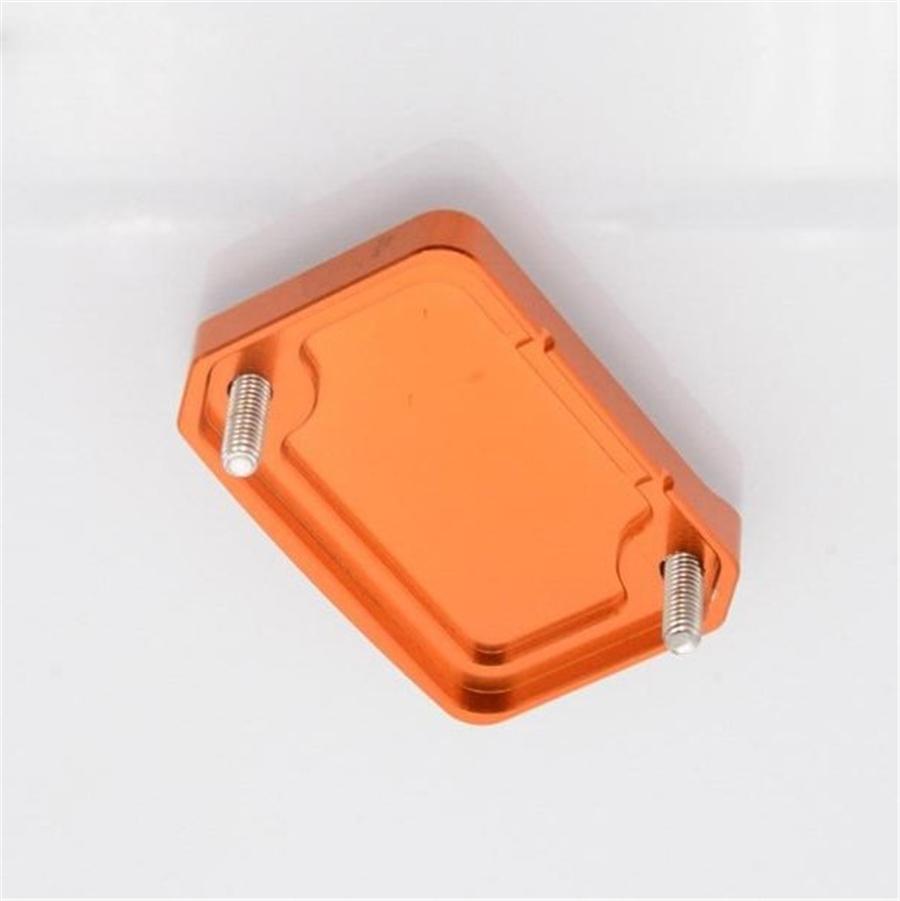 CNC Aluminum Motorcycle Front Brake Reservoir Cap For RC125 RC200 RC390 Orange