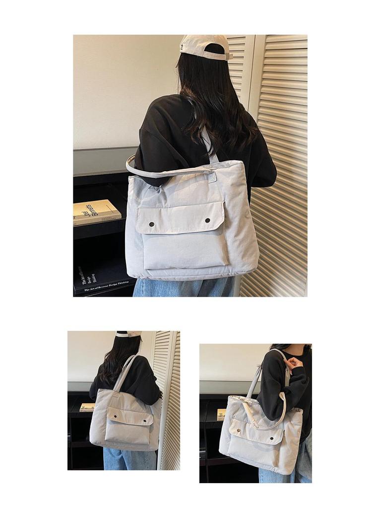 Women's Cross-Border Tote: Fashionable, Simple, Versatile, Large-Capacity Shoulder Bag for Daily Commute.