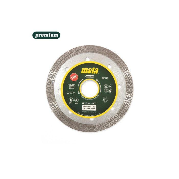 Disque Diamanté Turbo Fin Trf Ø115mm 4-1,2'' Sp115 Mota