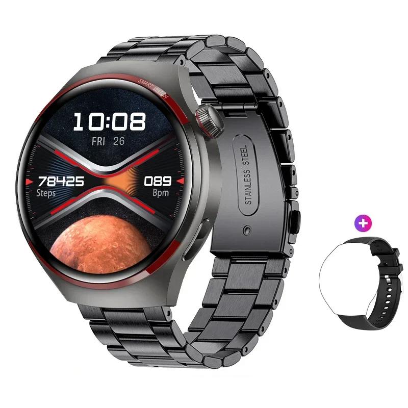 2024 Новые оригинальные часы 4 Pro, мужские деловые часы GT4, GPS, спортивный трекер, AOMLED, HD-экран, NFC, Bluetooth, умные часы с вызовом