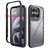 Гибридный противоударный чехол-броня 2 в 1 для Motorola Moto G67 G77 с ТПУ-пластиковой рамкой и прозрачной акриловой задней крышкой Fundas