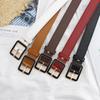 Женский Квадратный Ремень с Пряжкой, Декоративный ПУ Ремень, Модный Джинсовый Ремень, Многоцветный