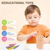 Shape Matching Montessori Toys Teaching Aid Wooden Learning Toys Color Sorting Toys  Toddlers