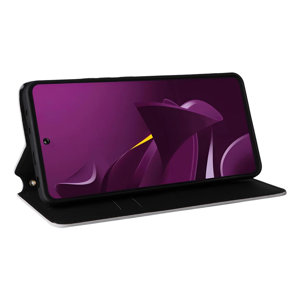 Для Xiaomi Poco M7 Pro 5G Чехол-кошелек Ромбовидный тисненый кожаный чехол для телефона