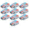 10Pcs Cable Connector Terminal Multi Function 2 In 4 Out Quick Wiring Connection LT-624