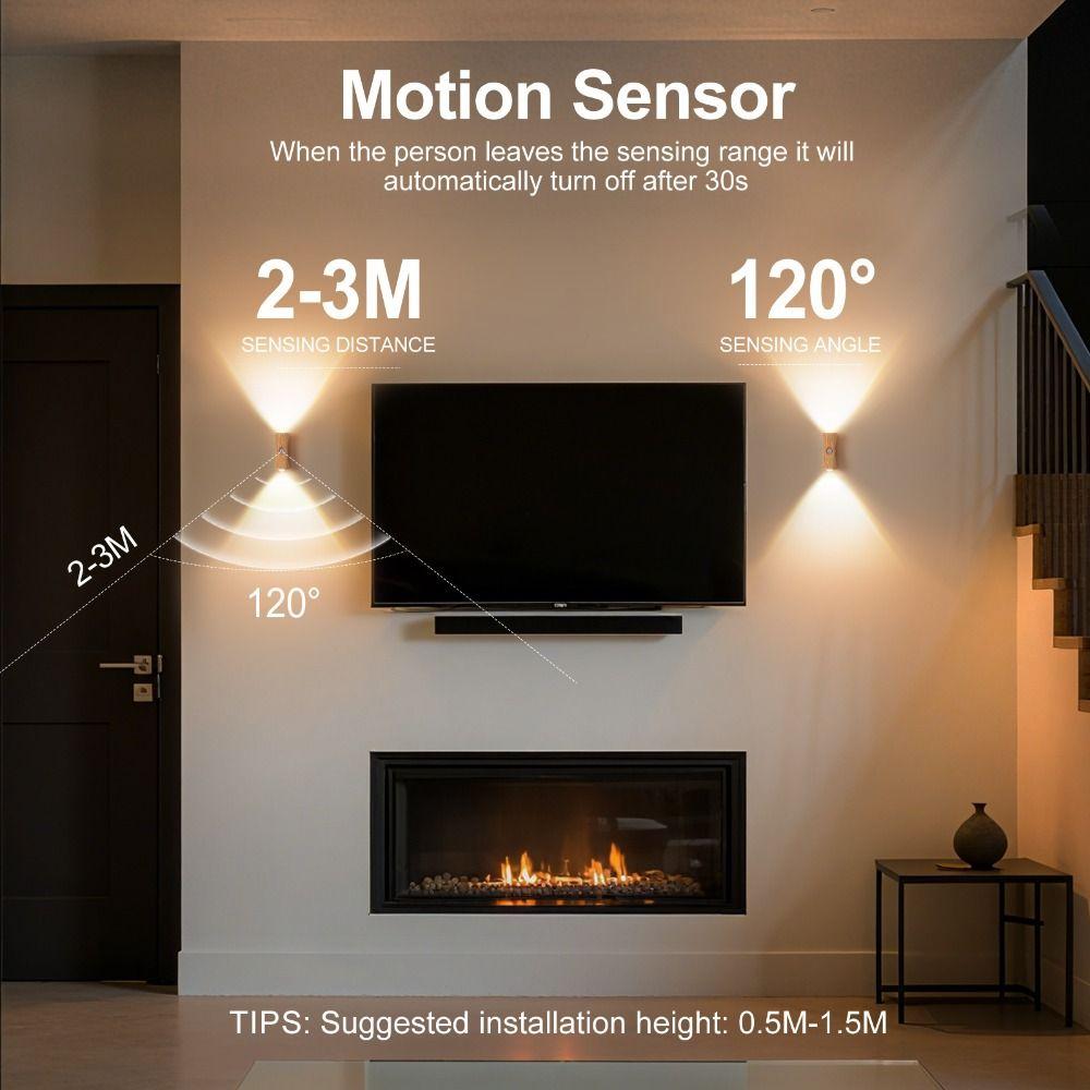 Dual Up Down Lighting LED Wall Light 3 Color Light Sconce Light  Outdoor Use