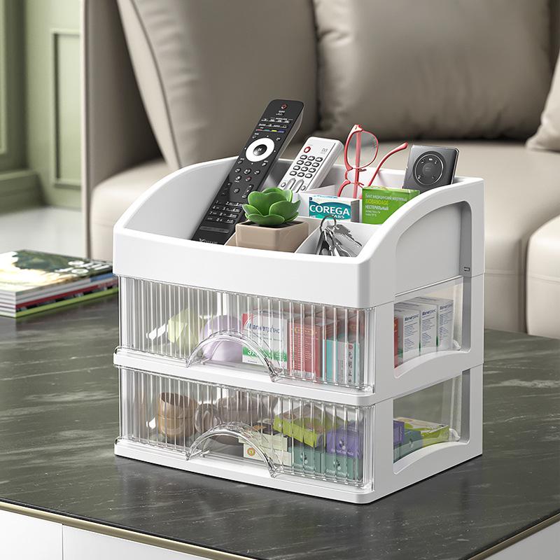 Multi-Layer Desktop Organizer: Hair Accessories, Jewelry, Cosmetics, Stationery Storage Box
